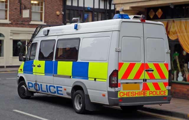 Cheshire Police Van police cheshire